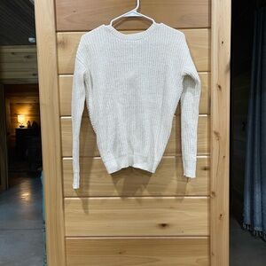 Cato Cream Knit Crew Neck Sweater